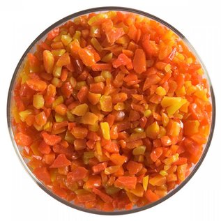 Bullseye glass 0125 frit orange coarse 454 gram