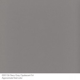 Bullseye glass 0136 frit deco gray coarse 454 gram