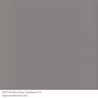 Bullseye glass 0136 frit deco gray powder 454 gram