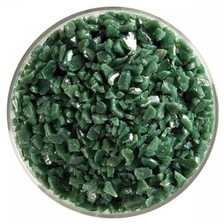Bullseye glass 0141 frit dark forest green coarse 110 gram