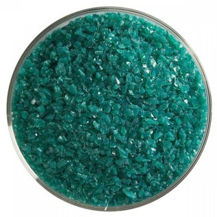 Bullseye glass 0144 frit teal green medium 110 gram