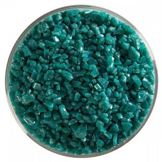 Bullseye glass 0144 frit teal green coarse 454 gram