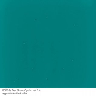 Bullseye glass 0144 frit teal green powder 110 gram