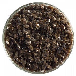 Bullseye glass 0203 frit woodland brown coarse 110 gram