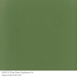 Bullseye glass 0212 frit olive green fine 110 gram