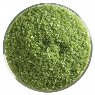 Bullseye glass 0212 frit olive green medium 110 gram