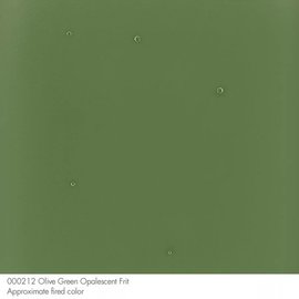 Bullseye glass 0212 frit olive green coarse 110 gram