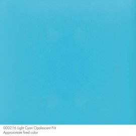 Bullseye glass 0216 frit light cyan coarse 110 gram