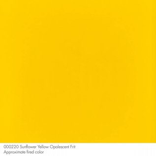 Bullseye glass 0220 frit sunflower yellow powder 110 gram