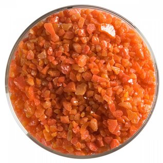 Bullseye glass 0225 frit pimento red coarse 110 gram