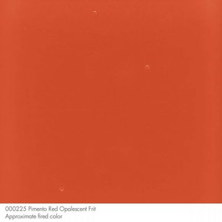 Bullseye glass 0225 frit pimento red powder 454 gram