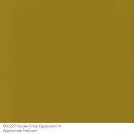 0227 frit golden green medium 110 gram