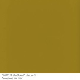 0227 frit golden green powder 454 gram