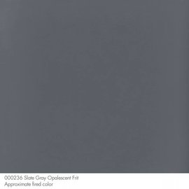Bullseye glass 0236 frit slate gray coarse 110 gram