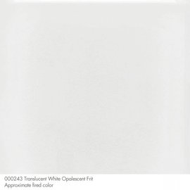 Bullseye glass 0243 frit translucent white coarse 110 gram