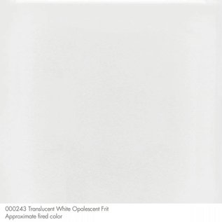 Bullseye glass 0243 frit translucent white coarse 110 gram