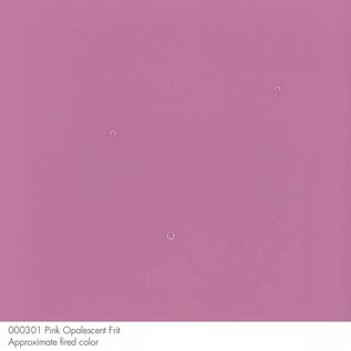 Bullseye glass 0301 frit pink powder 110 gram