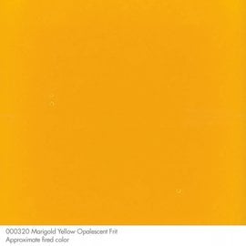 Bullseye glass 0320 frit marigold yellow powder 110 gram