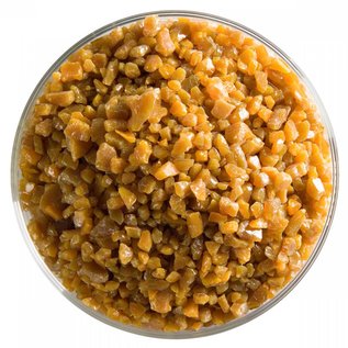 Bullseye glass 0337 frit butterscotch coarse 110 gram
