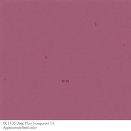 Bullseye glass 1105 frit deep plum medium 110 gram