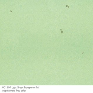 Bullseye glass 1107 frit light green coarse 110 gram