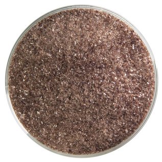 Bullseye glass 1109 frit dark rose brown fine 110 gram