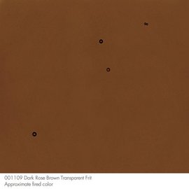 1109 frit dark rose brown powder 110 gram