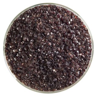 Bullseye glass 1109 frit dark rose brown medium 454 gram