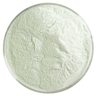 Bullseye glass 1107 frit light green powder 110 gram
