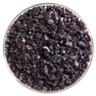 Bullseye glass 1105 frit deep plum coarse 110 gram