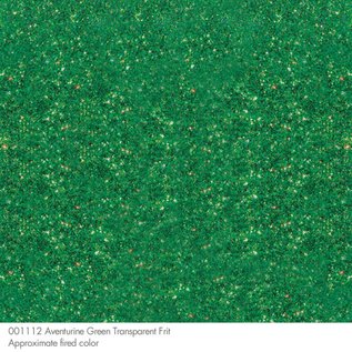Bullseye glass 1112 frit aventurine green medium 110 gram