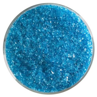 Bullseye glass 1116 frit turquoise blue medium 454 gram