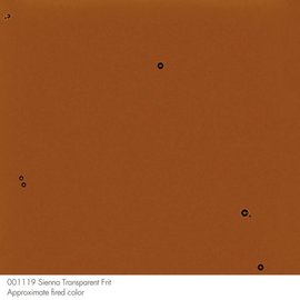 Bullseye glass 1119 frit sienna medium 110 gram