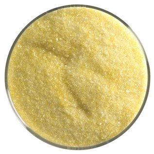 Bullseye glass 1120 frit yellow fine 110 gram