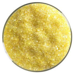 Bullseye glass 1120 frit yellow medium 454 gram