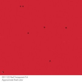 Bullseye glass 1122 frit red medium 110 gram