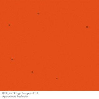 Bullseye glass 1125 frit orange medium 110 gram