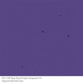Bullseye glass 1128 frit deep royal purple medium 110 gram