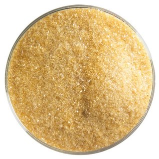Bullseye glass 1137 frit medium amber fine 110 gram