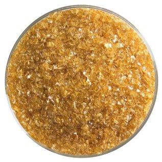 Bullseye glass 1137 frit medium amber medium 110 gram