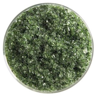 Bullseye glass 1141 frit olive green medium 110 gram