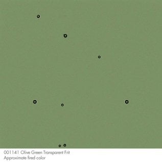 Bullseye glass 1141 frit olive green coarse 110 gram