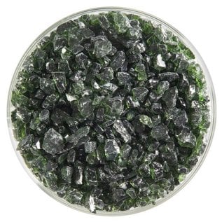 Bullseye glass 1141 frit olive green coarse 110 gram