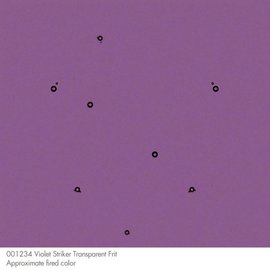 Bullseye glass 1234 frit violet striker medium 110 gram