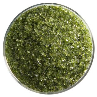 Bullseye glass 1241 frit pine green medium 110 gram