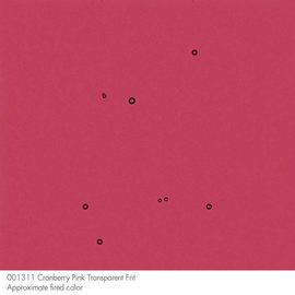 Bullseye glass 1311 frit cranberry pink medium 110 gram
