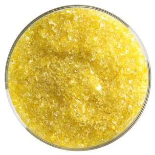 Bullseye glass 1320 frit marigold yellow medium 110 gram