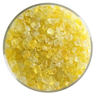 Bullseye glass 1320 frit marigold yellow coarse 110 gram