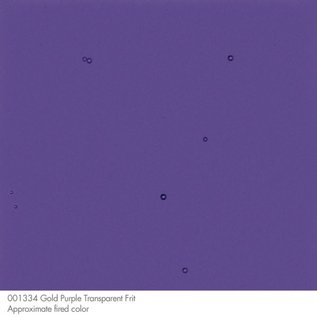 Bullseye glass 1334 frit gold purple coarse 454 gram