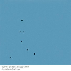 1406 frit steel blue fine 454 gram